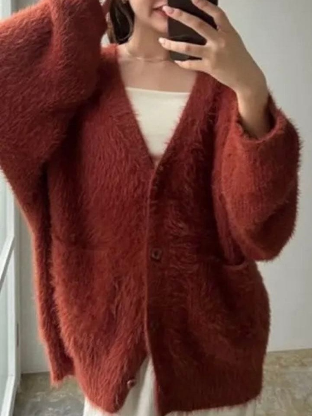 NWT T Tahari | Eyelash Cardigan in Chestnut | Medium